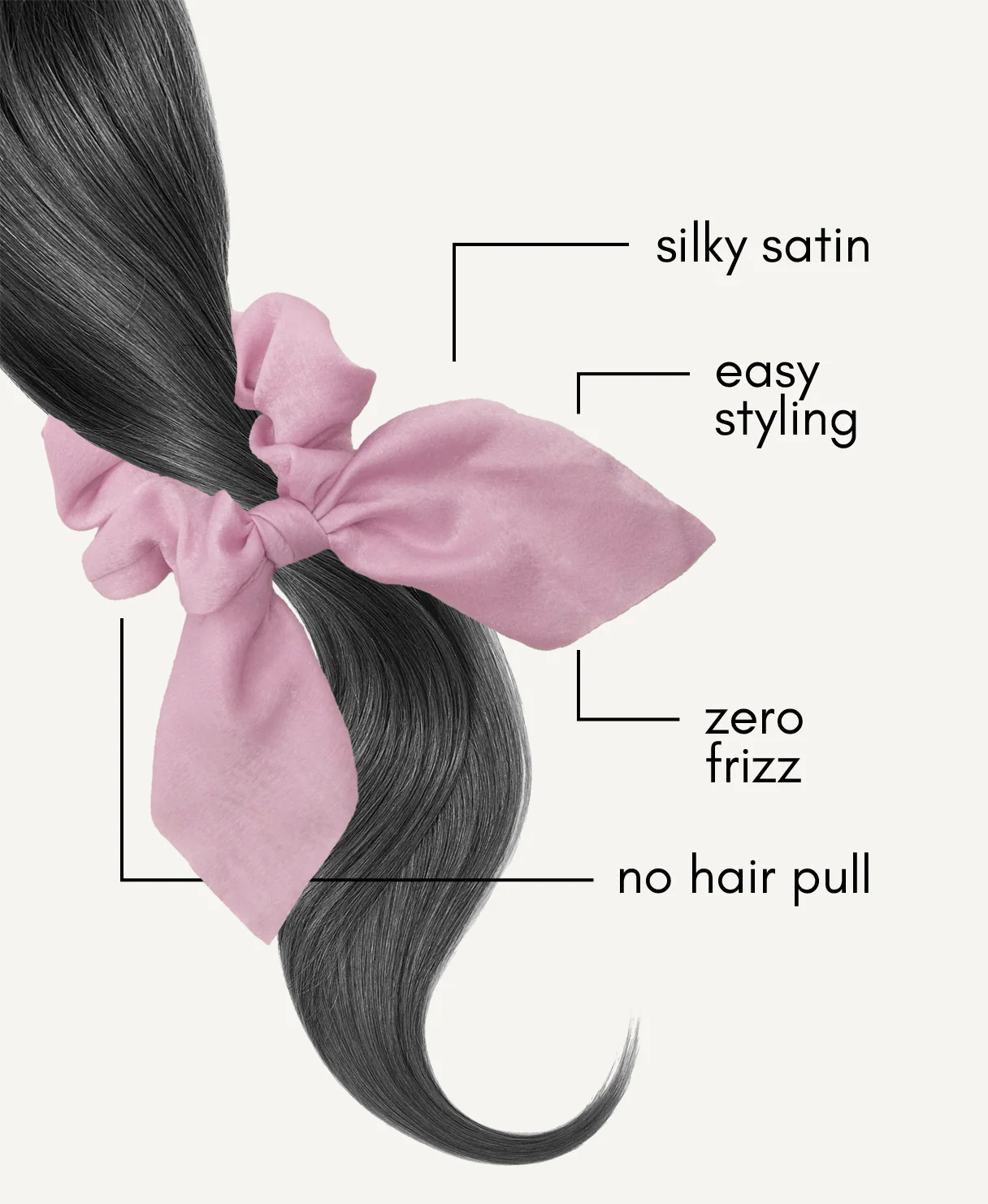 bow scrunchie. - Image 3
