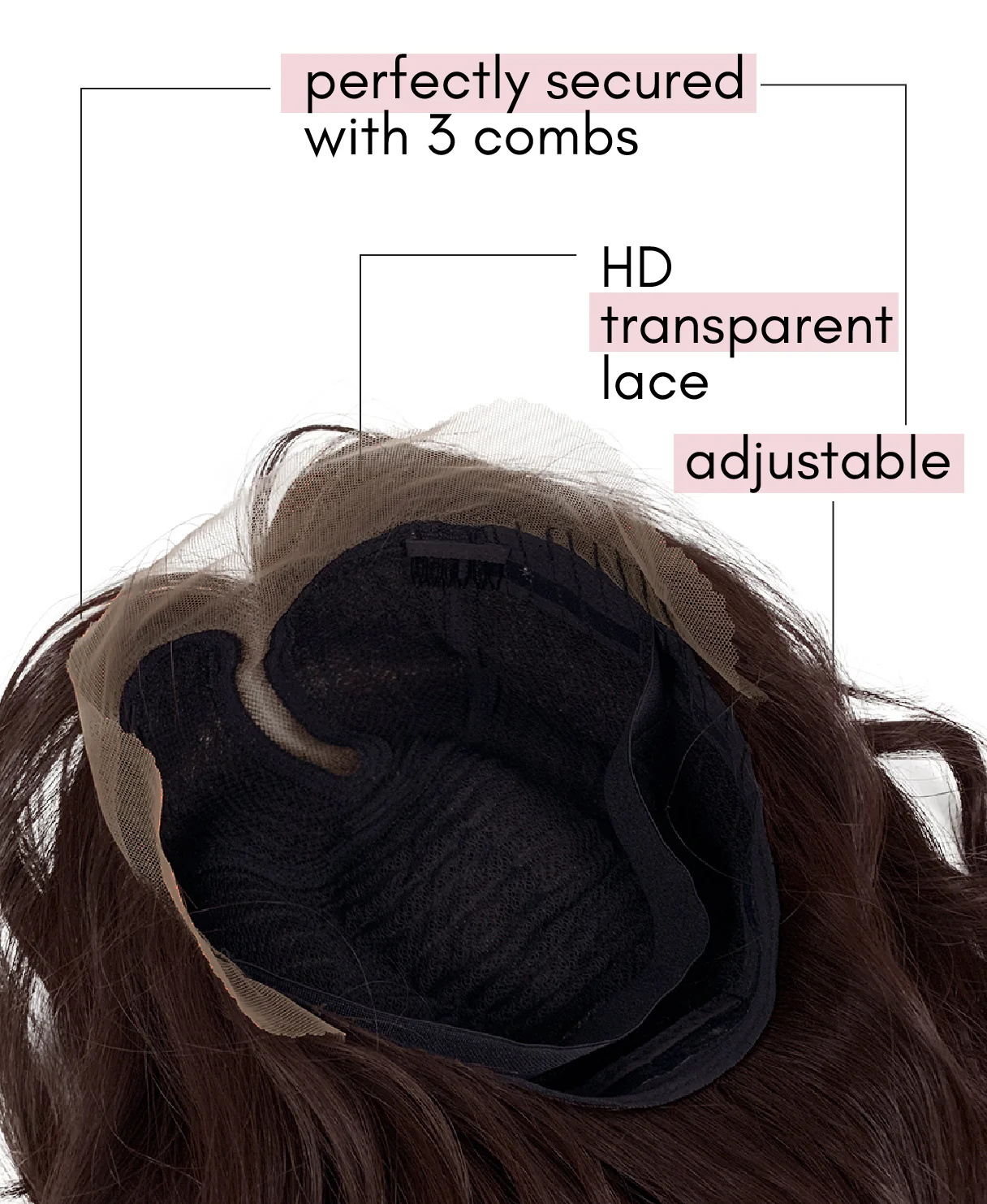 vegan fiber wig - 22" blowout curtain bangs wig. - Image 4
