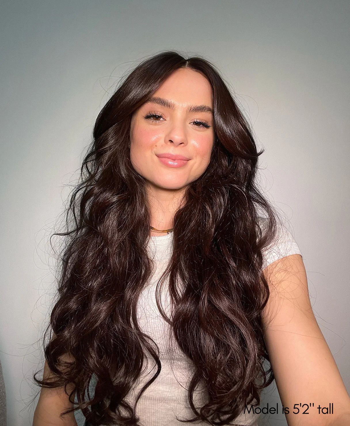 vegan fiber wig - 22" blowout curtain bangs wig. - Image 7