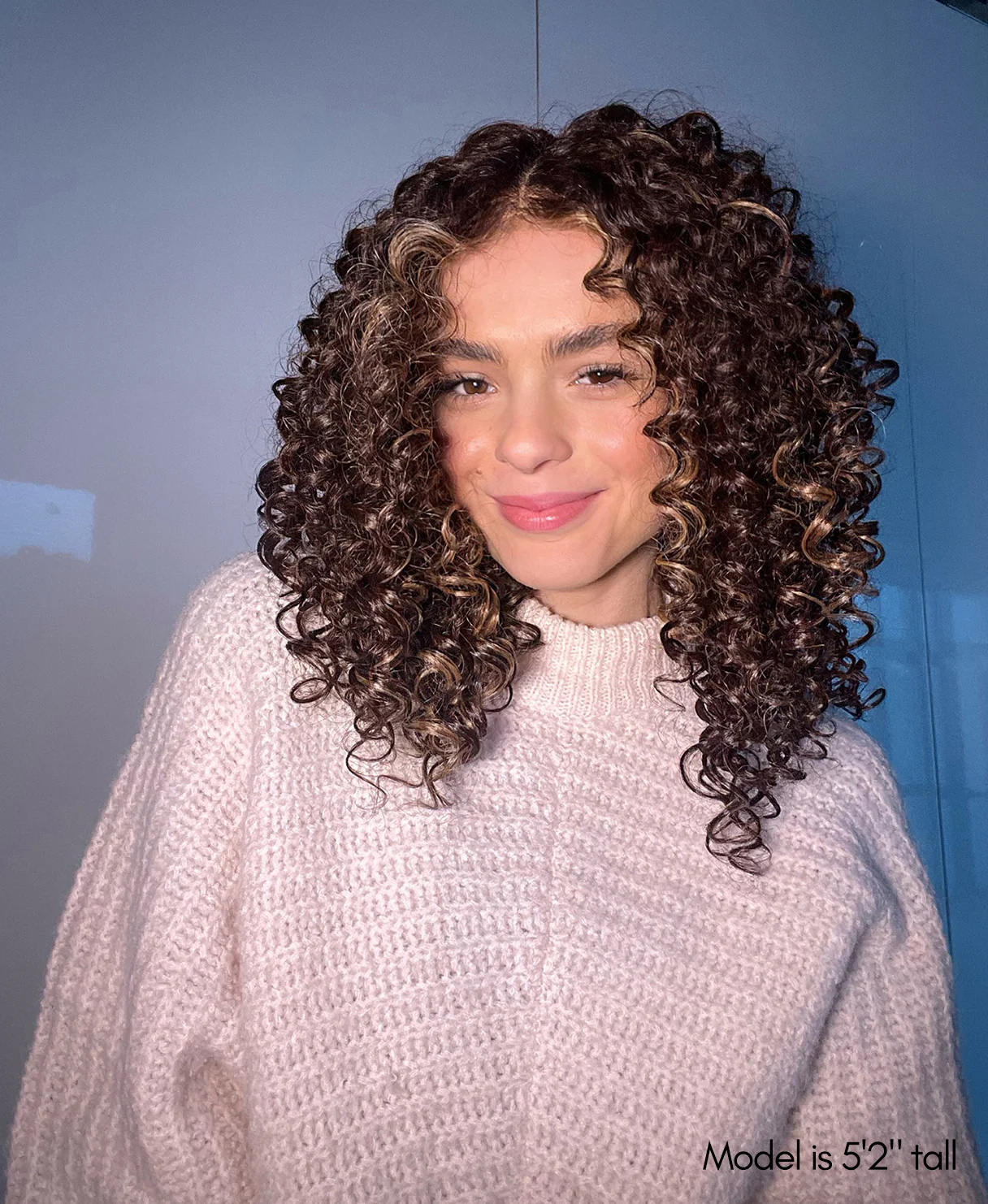 vegan fiber curly balayage - wig 16". - Image 8