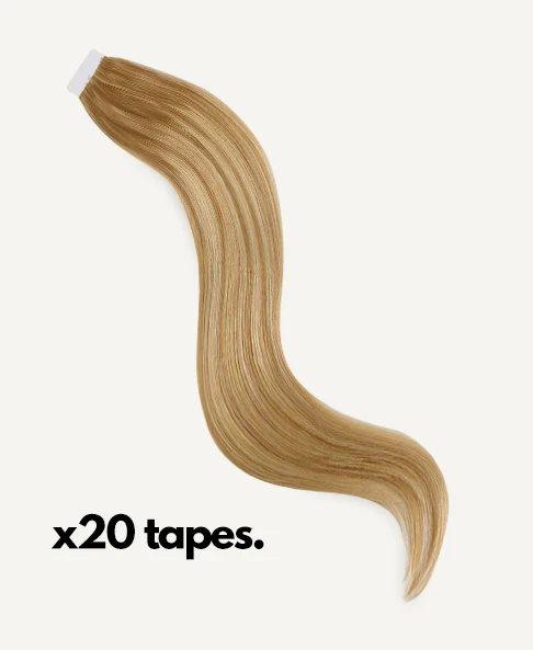 tape-in hair extensions blonde balayage. - Image 4