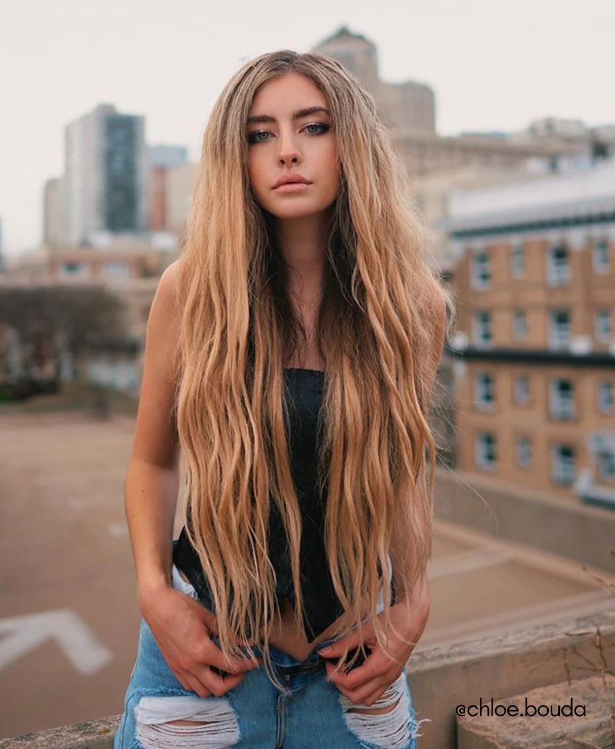 tape-in hair extensions strawberry blonde. - Image 4