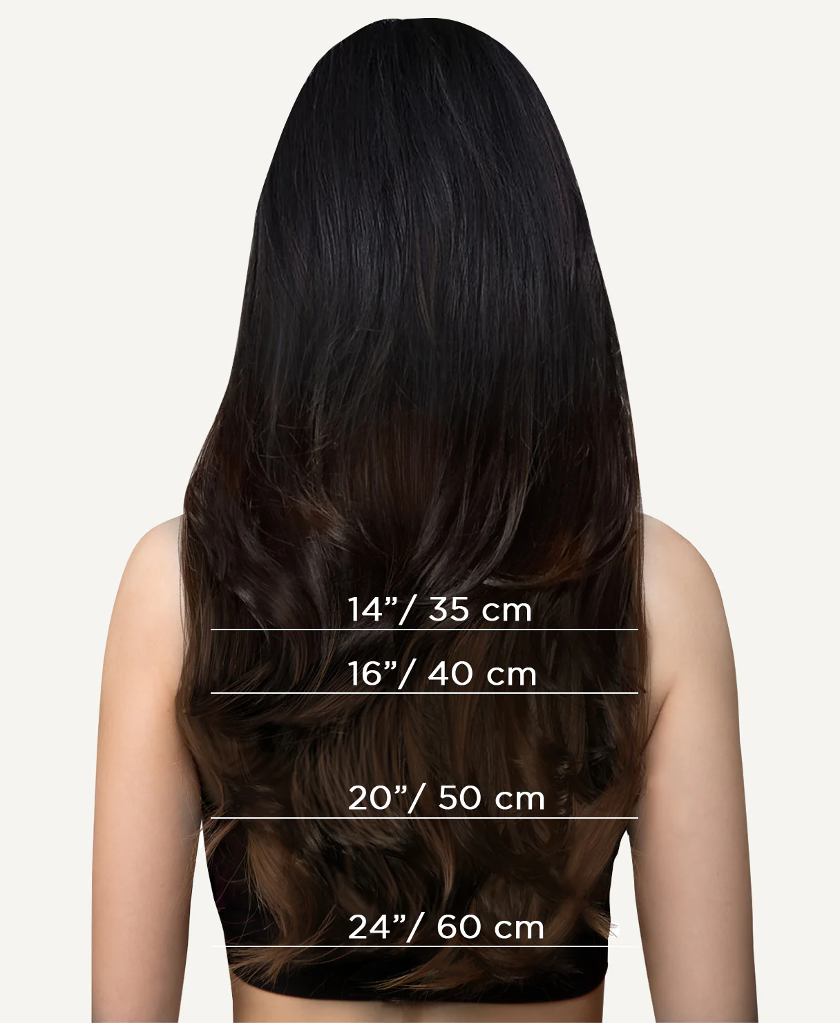 tape-in hair extensions dimensional brown. - Image 5