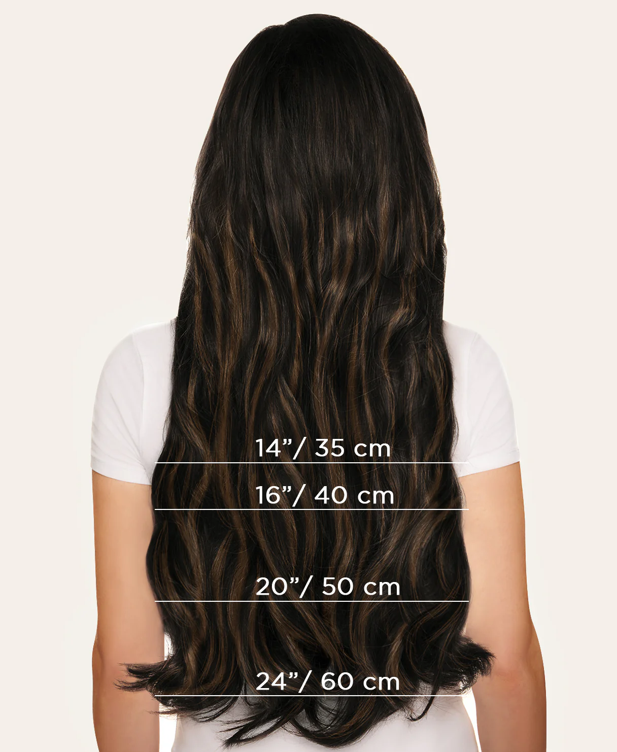 tape-in hair extensions dark highlights. - Image 5