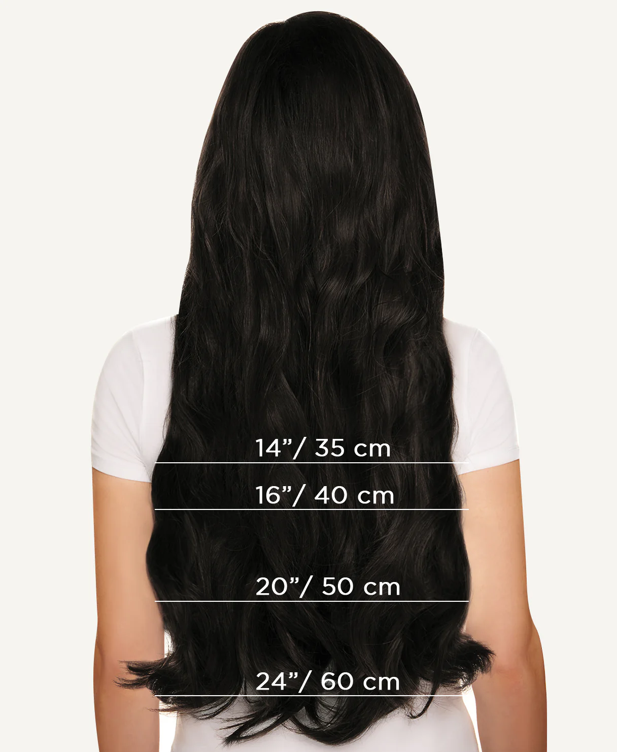 tape-in hair extensions natural black. - Image 5