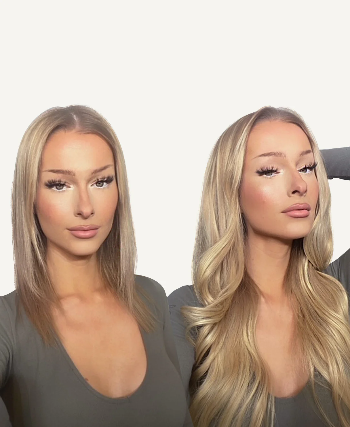 tape-in hair extensions honey blonde. - Image 5