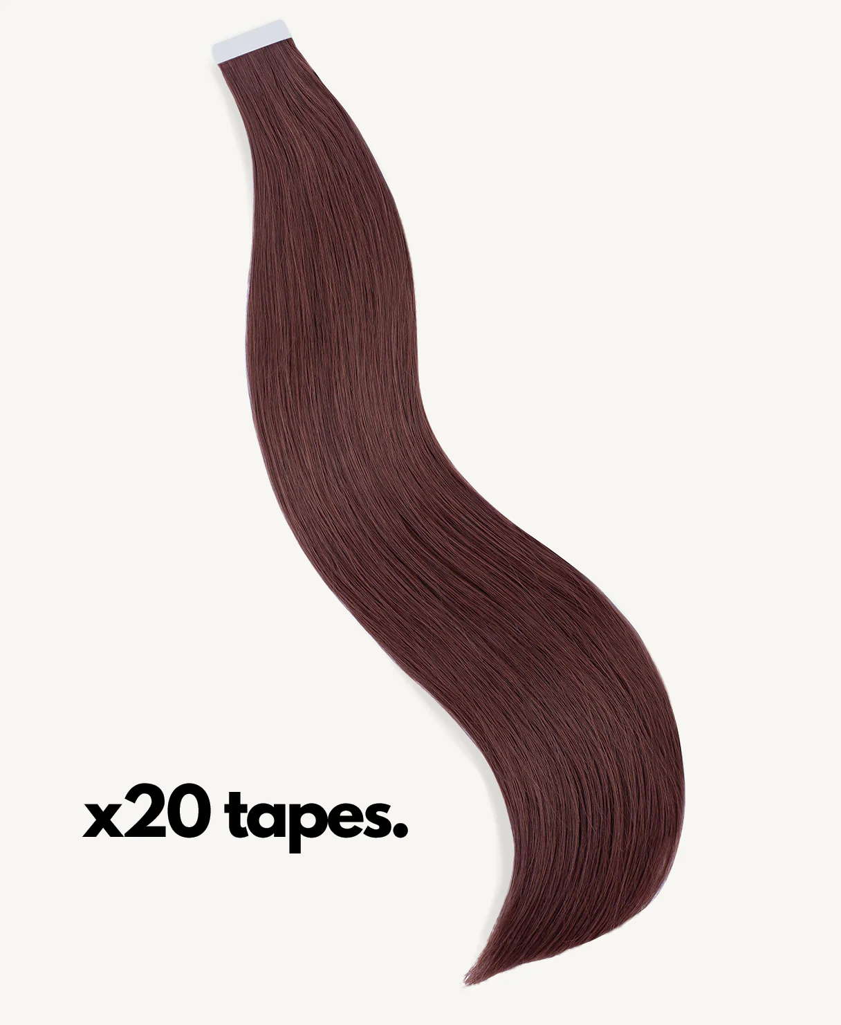 tape-in hair extensions auburn. - Image 3