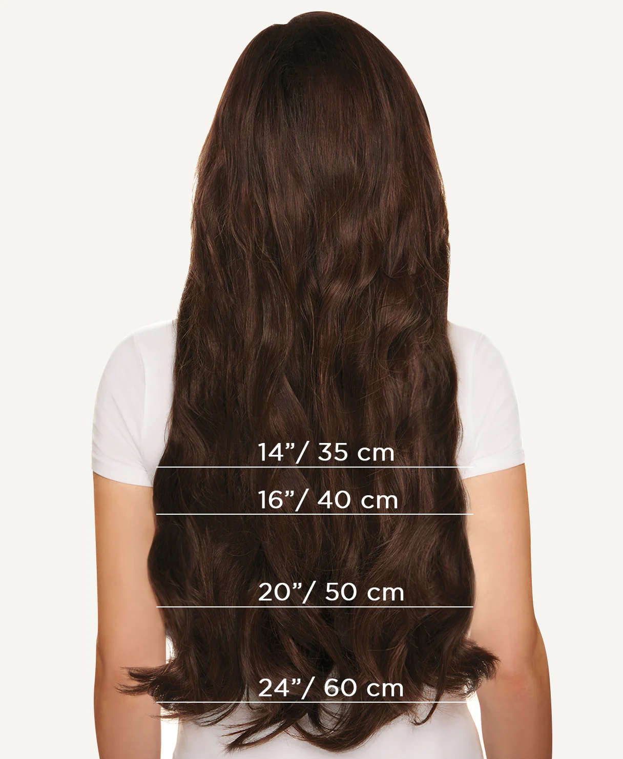 tape-in hair extensions medium brown. - Image 5
