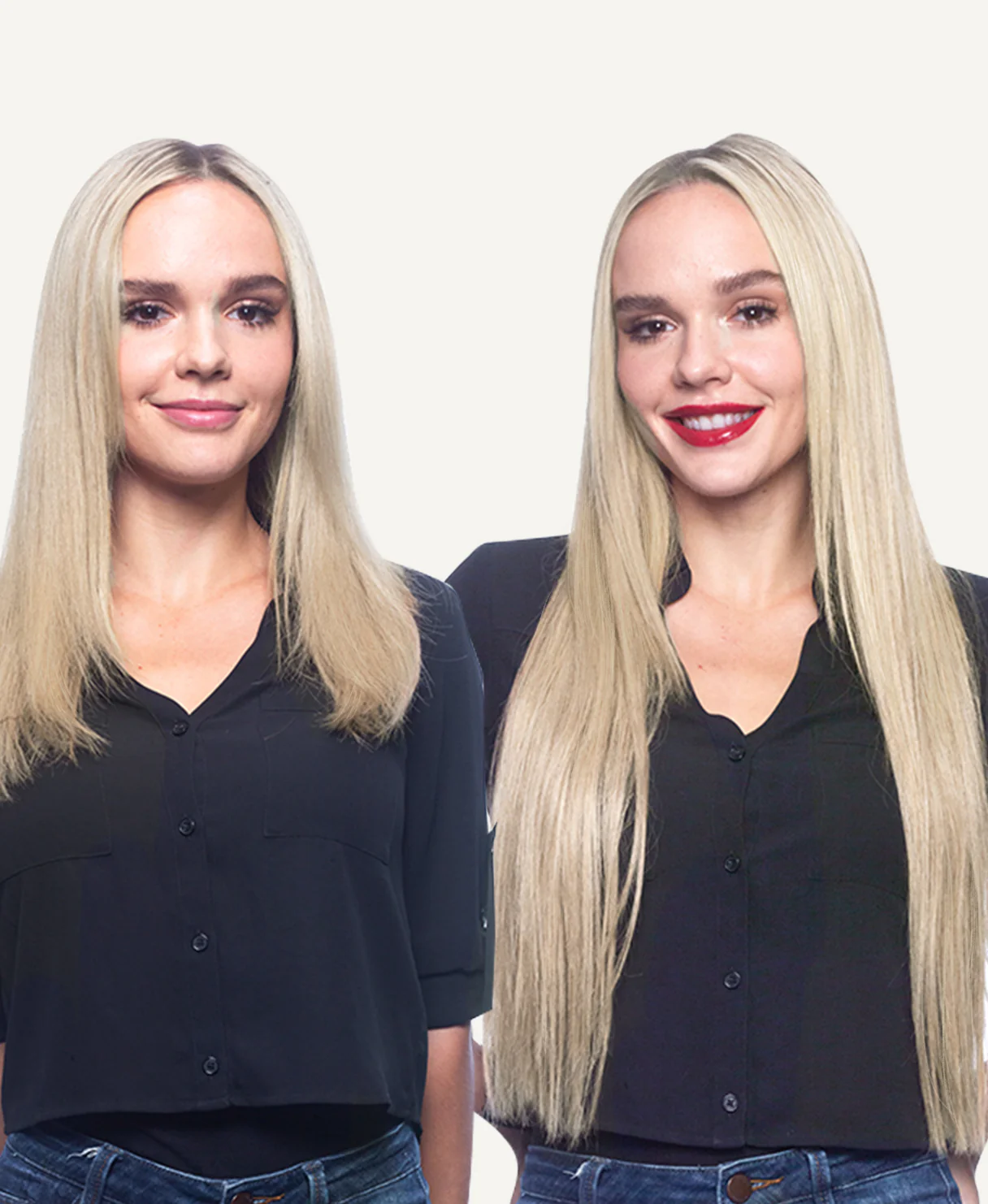 tape-in hair extensions platinum blonde. - Image 6