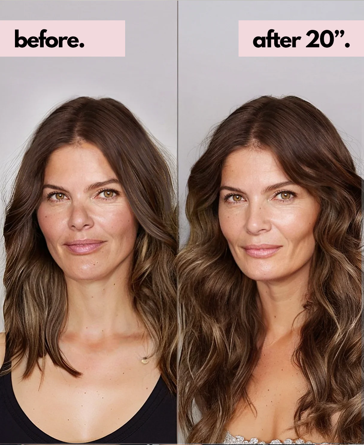 tape-in hair extensions brown balayage. - Image 4