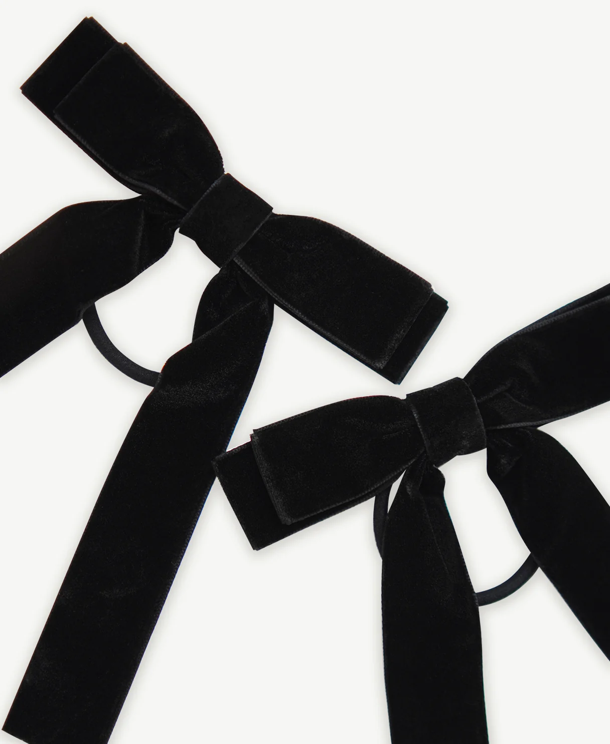 velvet hair bow. - Image 4