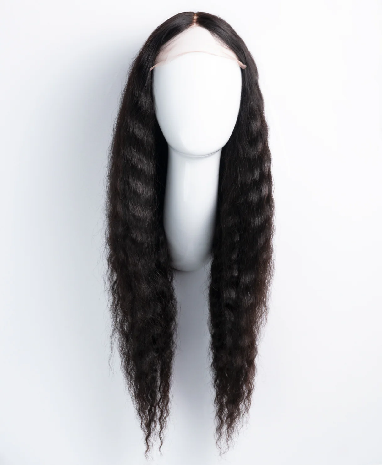 wavy human wig - 22” natural black. - Image 7