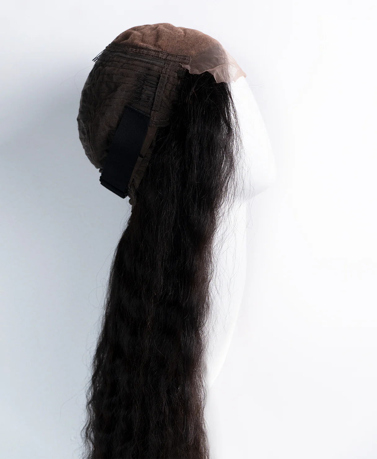 wavy human wig - 22” natural black. - Image 8