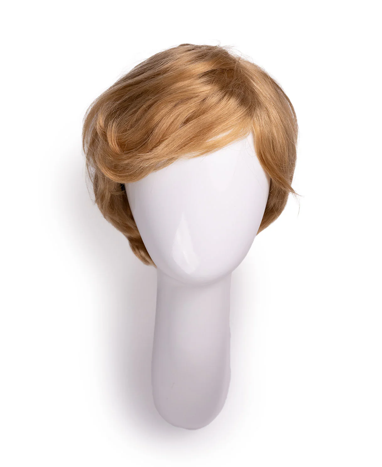 wedge cut human wig - 8" honey blonde. - Image 5