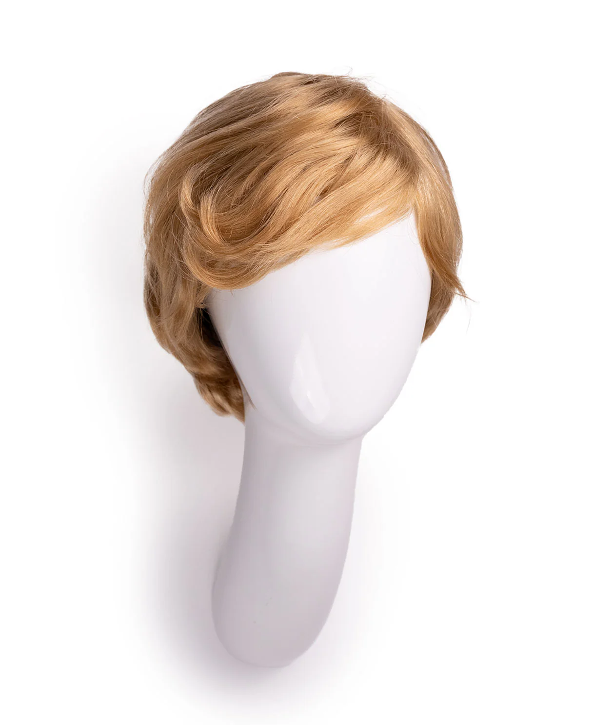 wedge cut human wig - 8" honey blonde. - Image 6