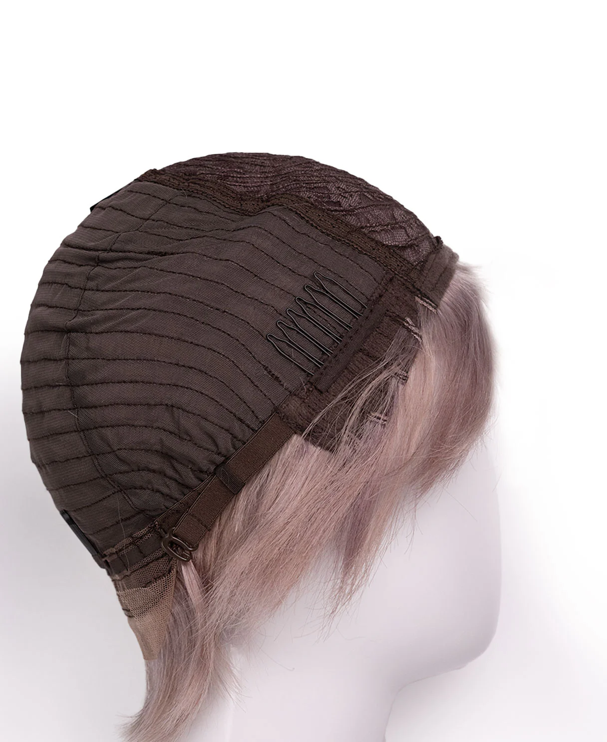 wedge cut human wig - 8" silver. - Image 9