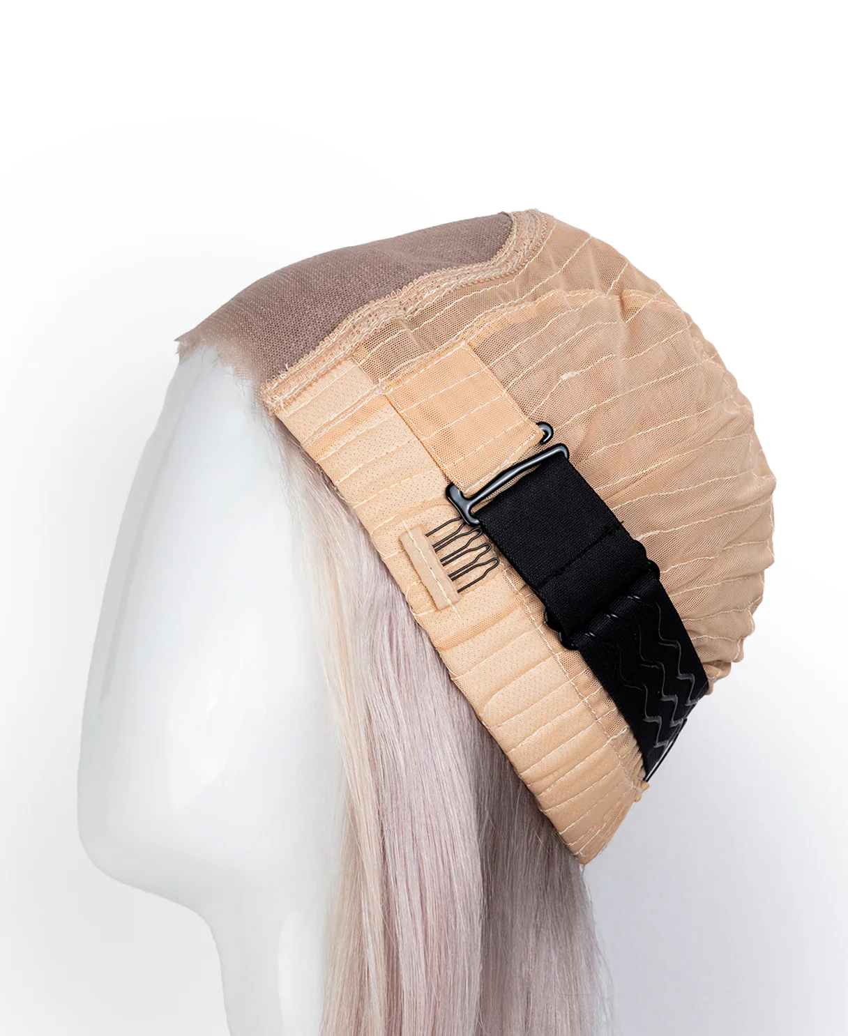 put on & go bob wig - 12" silver blonde. - Image 7