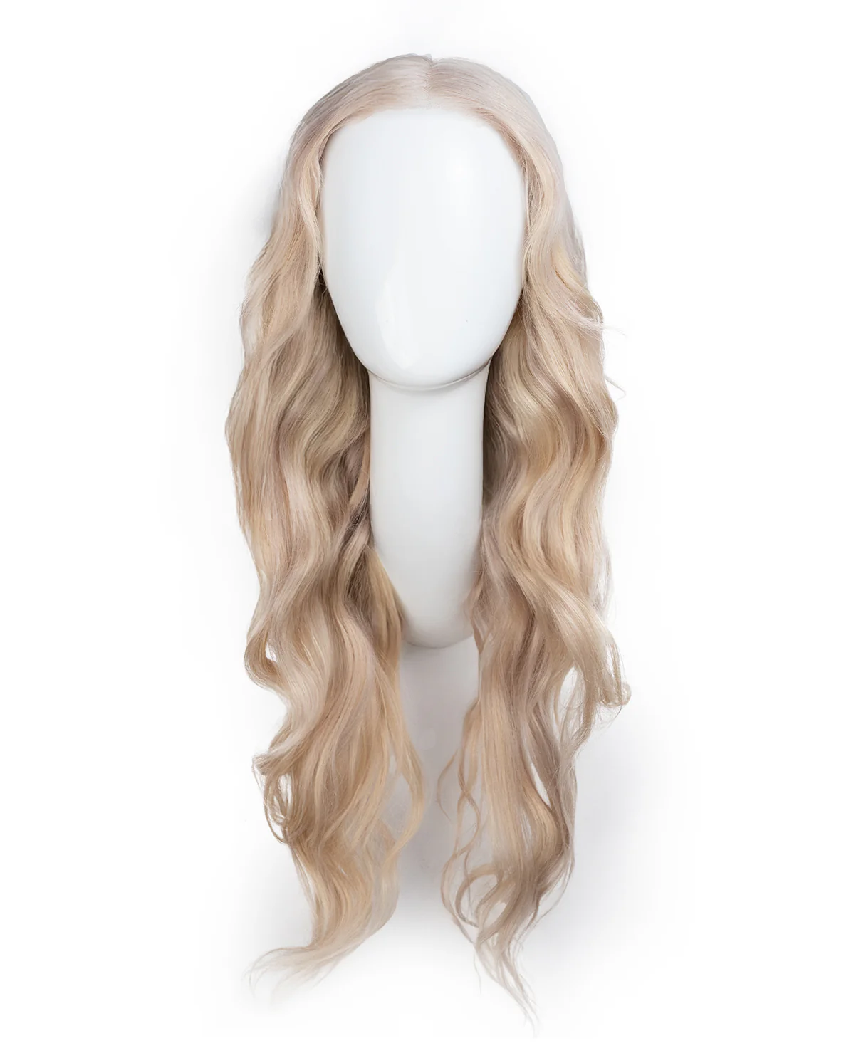 put on & go wig - 26" icy blonde highlights. - Image 11