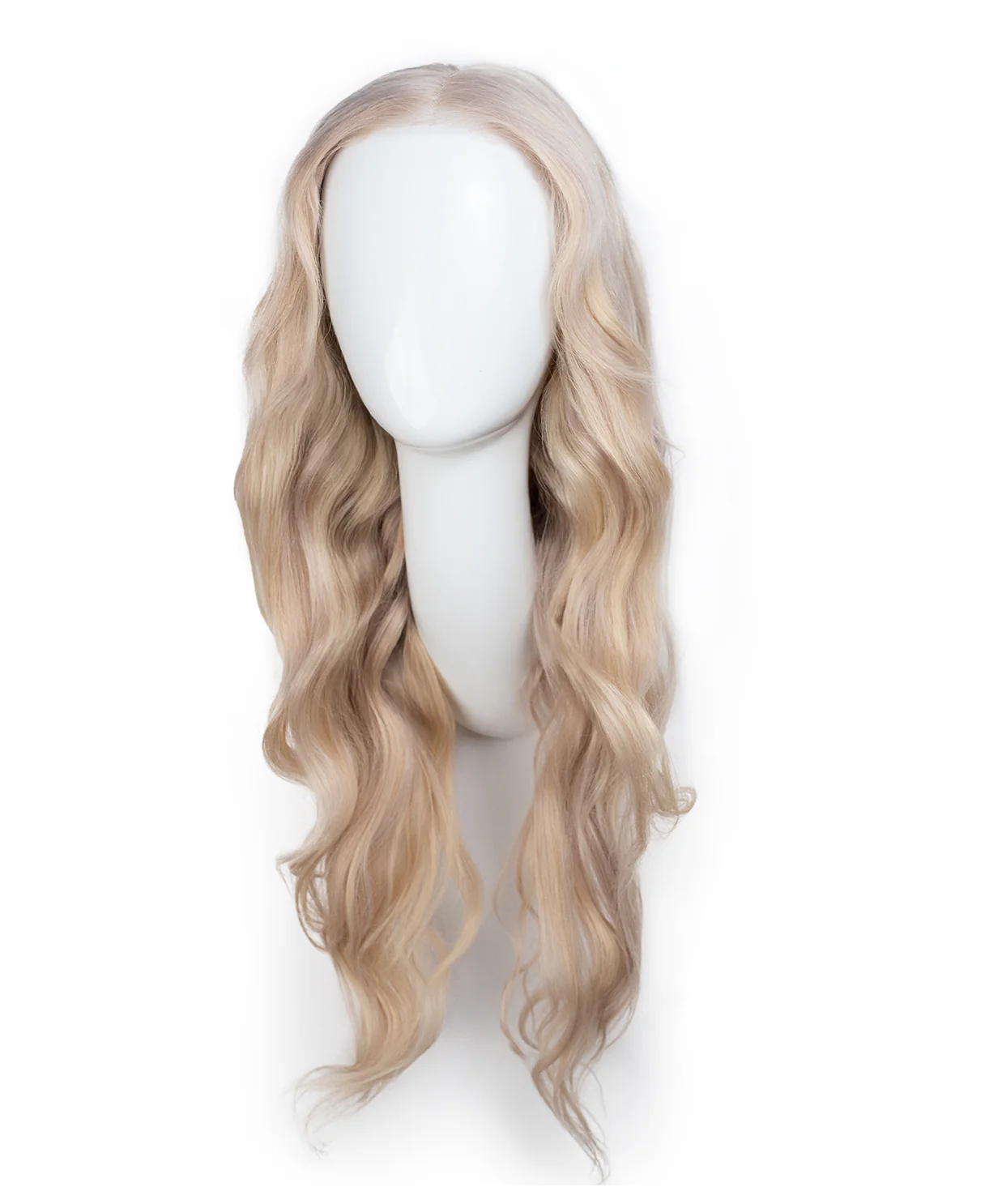 put on & go wig - 26" icy blonde highlights. - Image 12