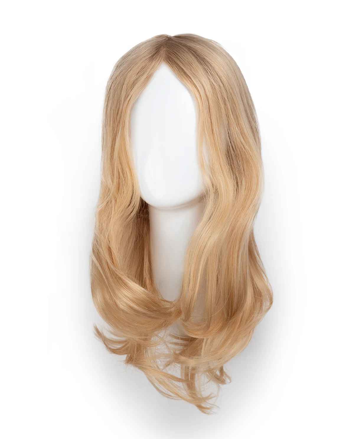 lace front mono wig - 13" golden babylights. - Image 7