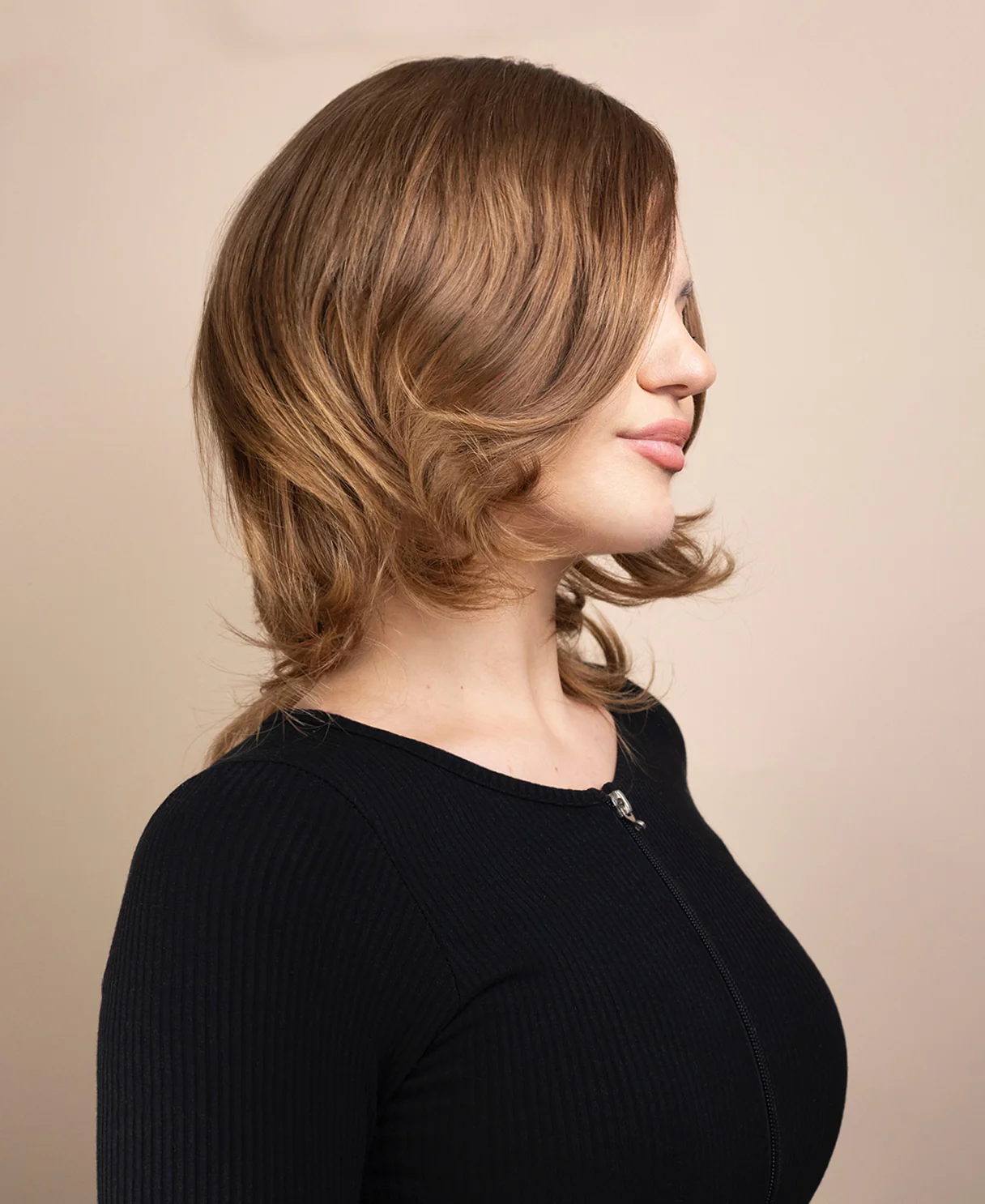 european virgin hair wig - 10" warm blonde. - Image 5