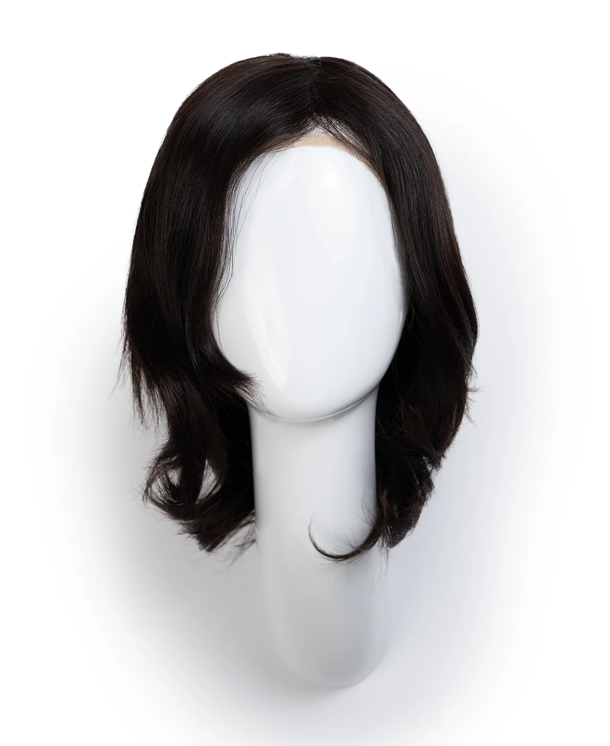 european virgin hair wig - 8" natural black. - Image 9