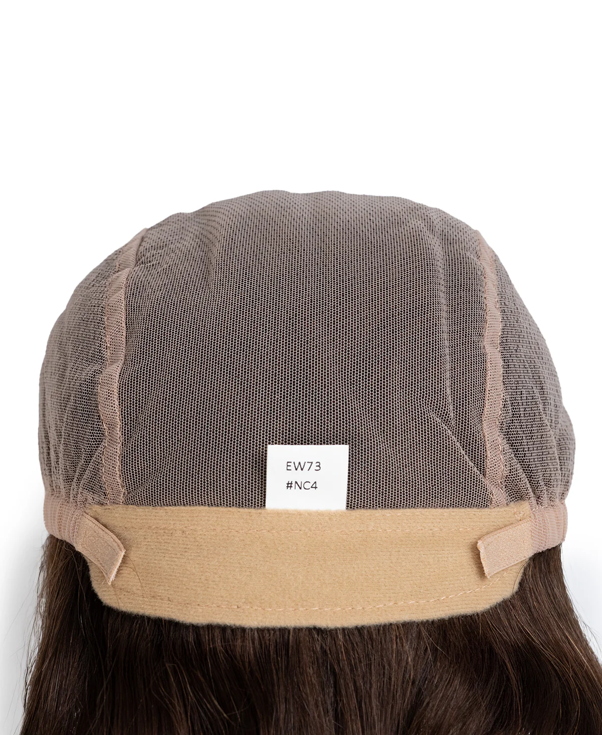 lace front mono wig - 6" chocolate brown. - Image 9