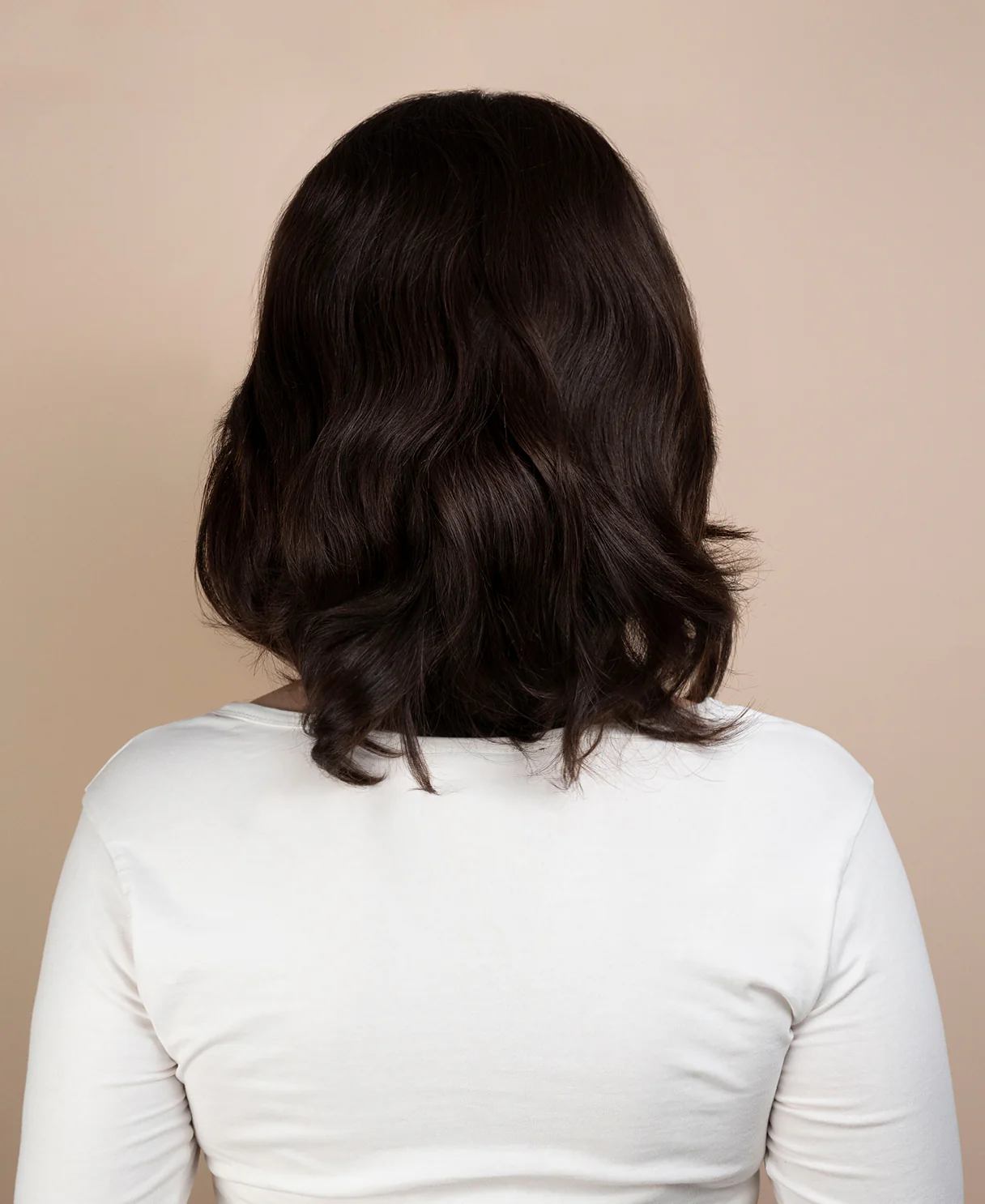 european virgin hair wig - 10" chocolate brown. - Image 2
