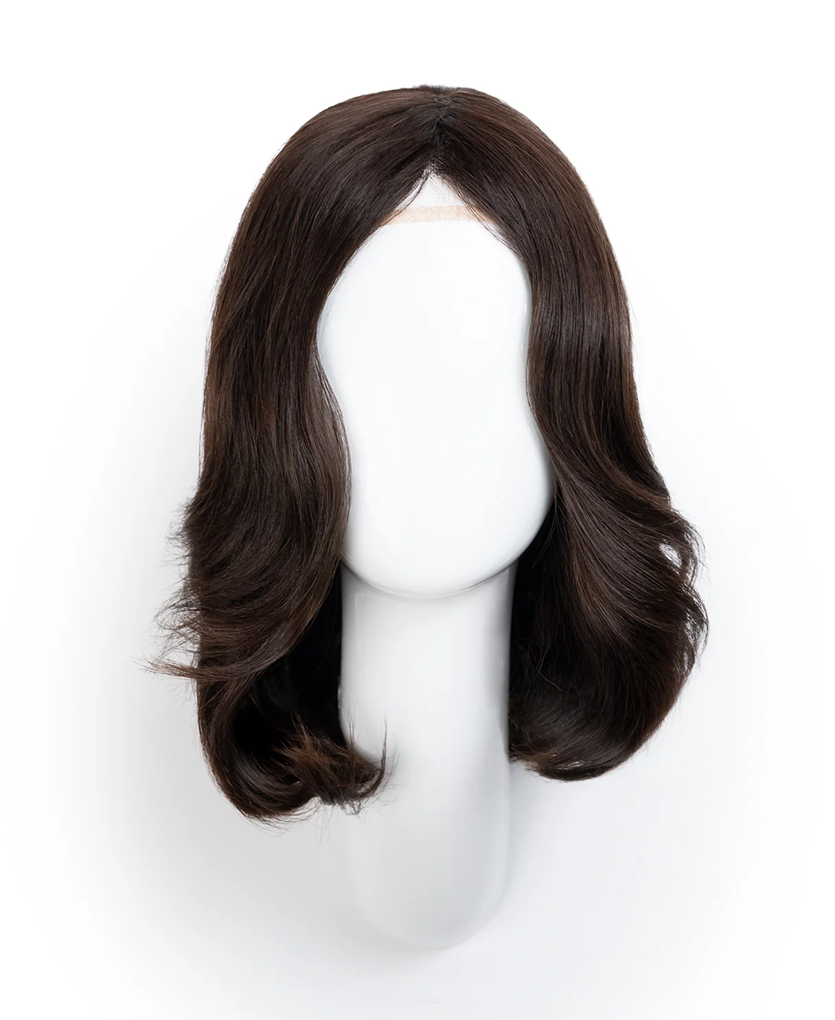 european virgin hair wig - 10" chocolate brown. - Image 6