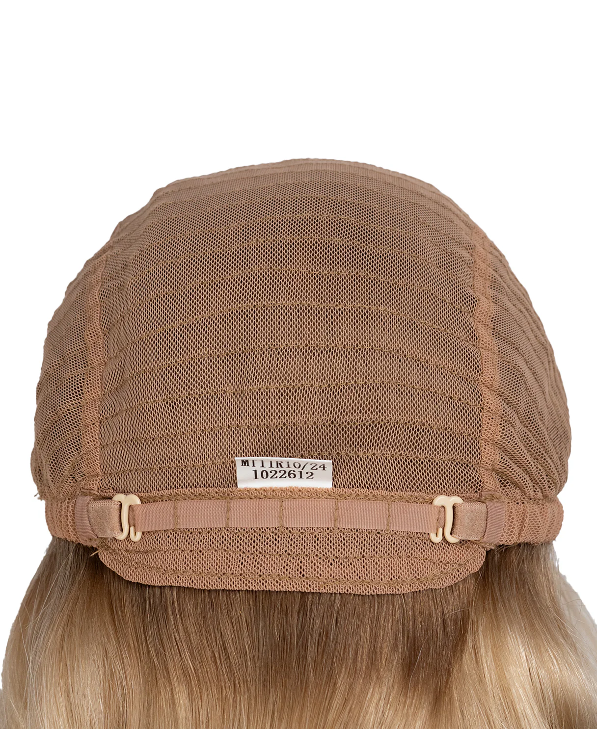 lace front mono wig - 9" shadow root champagne blonde. - Image 7