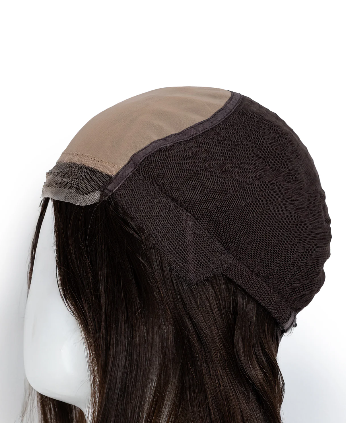 lace front mono wig - 14" dimensional brown. - Image 8