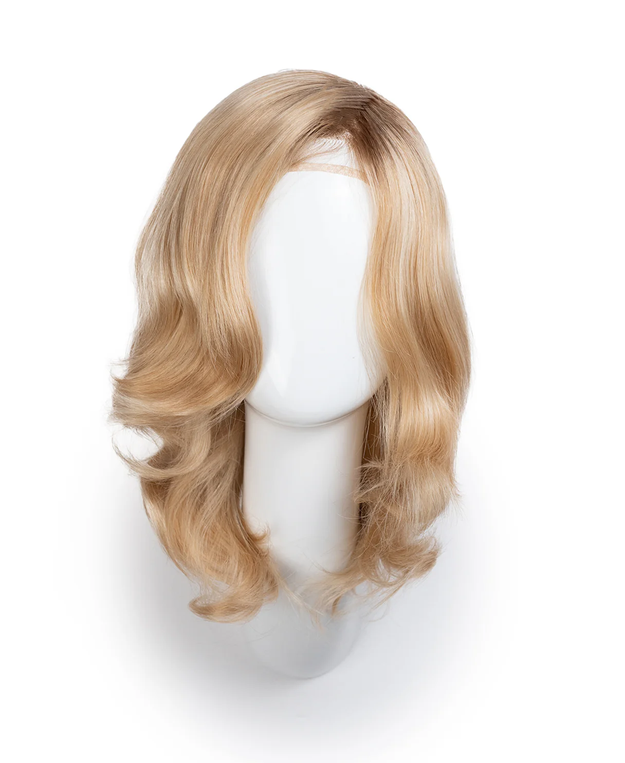 european virgin hair wig - 10" blonde highlights. - Image 6