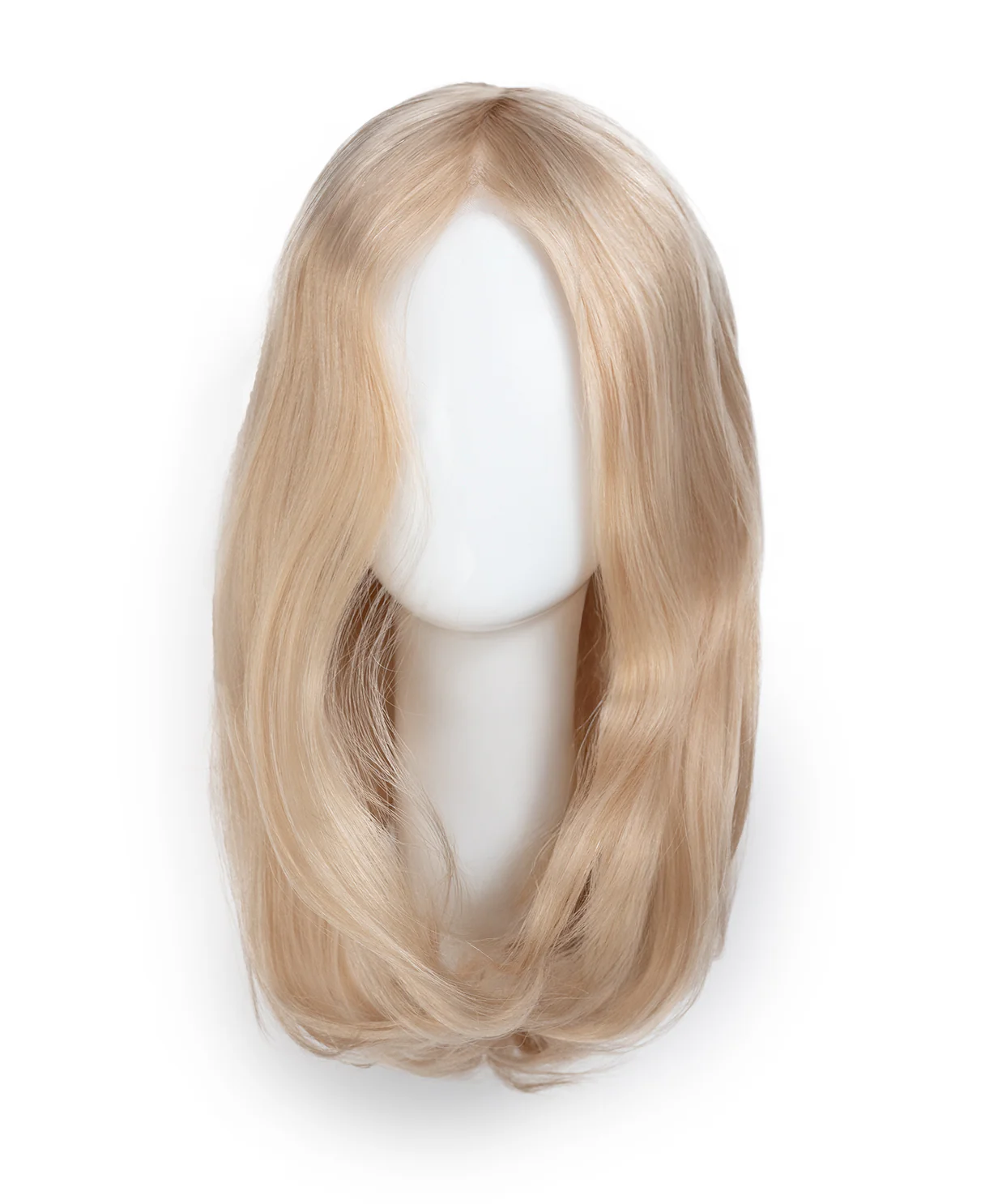 lace front mono wig - 13" platinum blonde. - Image 10