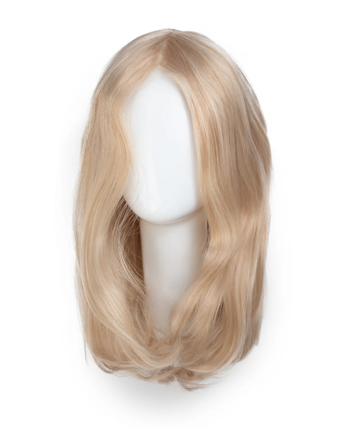 lace front mono wig - 13" platinum blonde. - Image 7