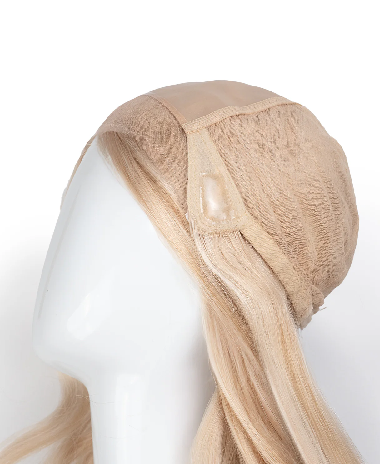 lace front mono wig - 13" platinum blonde. - Image 8