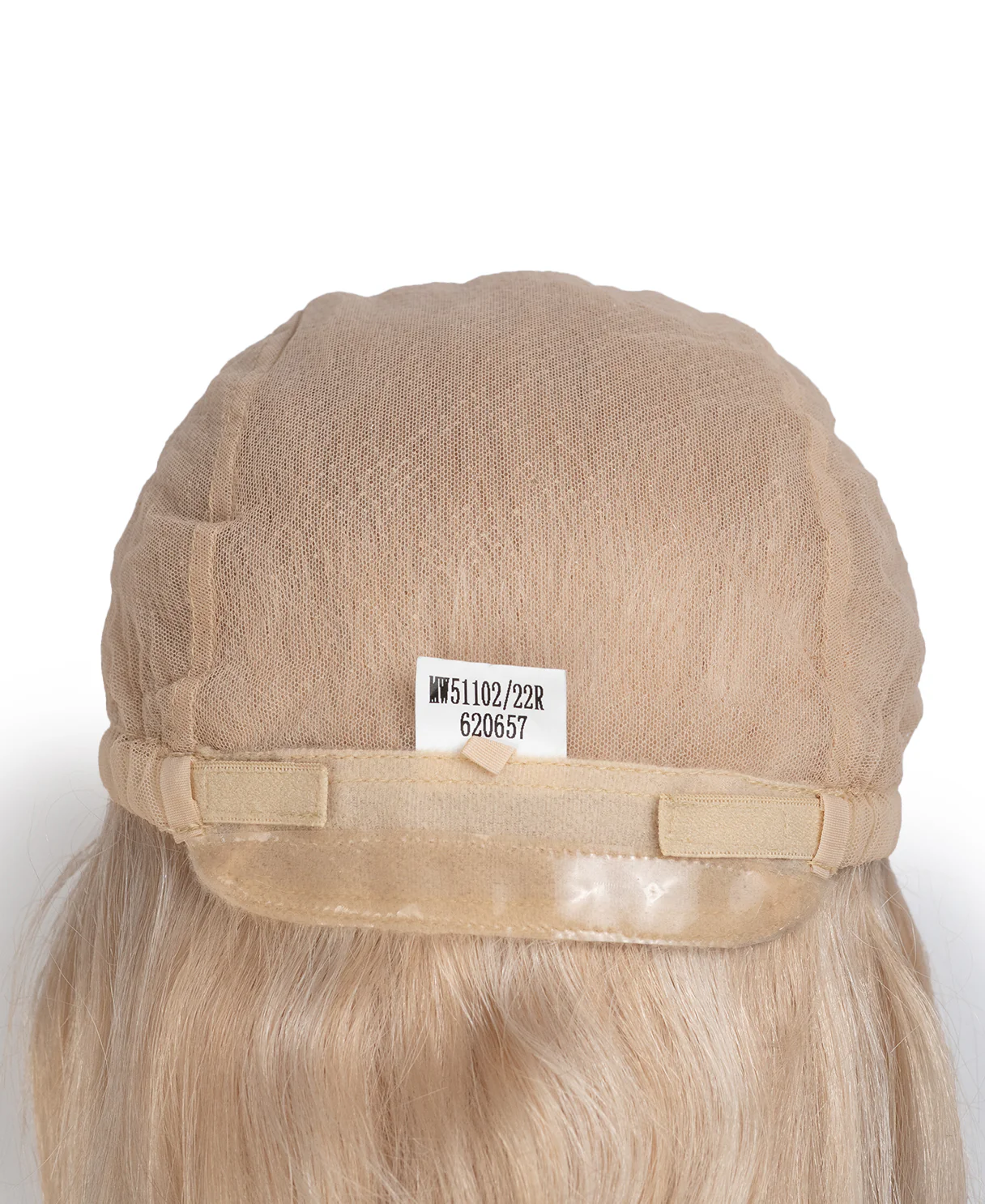 lace front mono wig - 13" platinum blonde. - Image 9