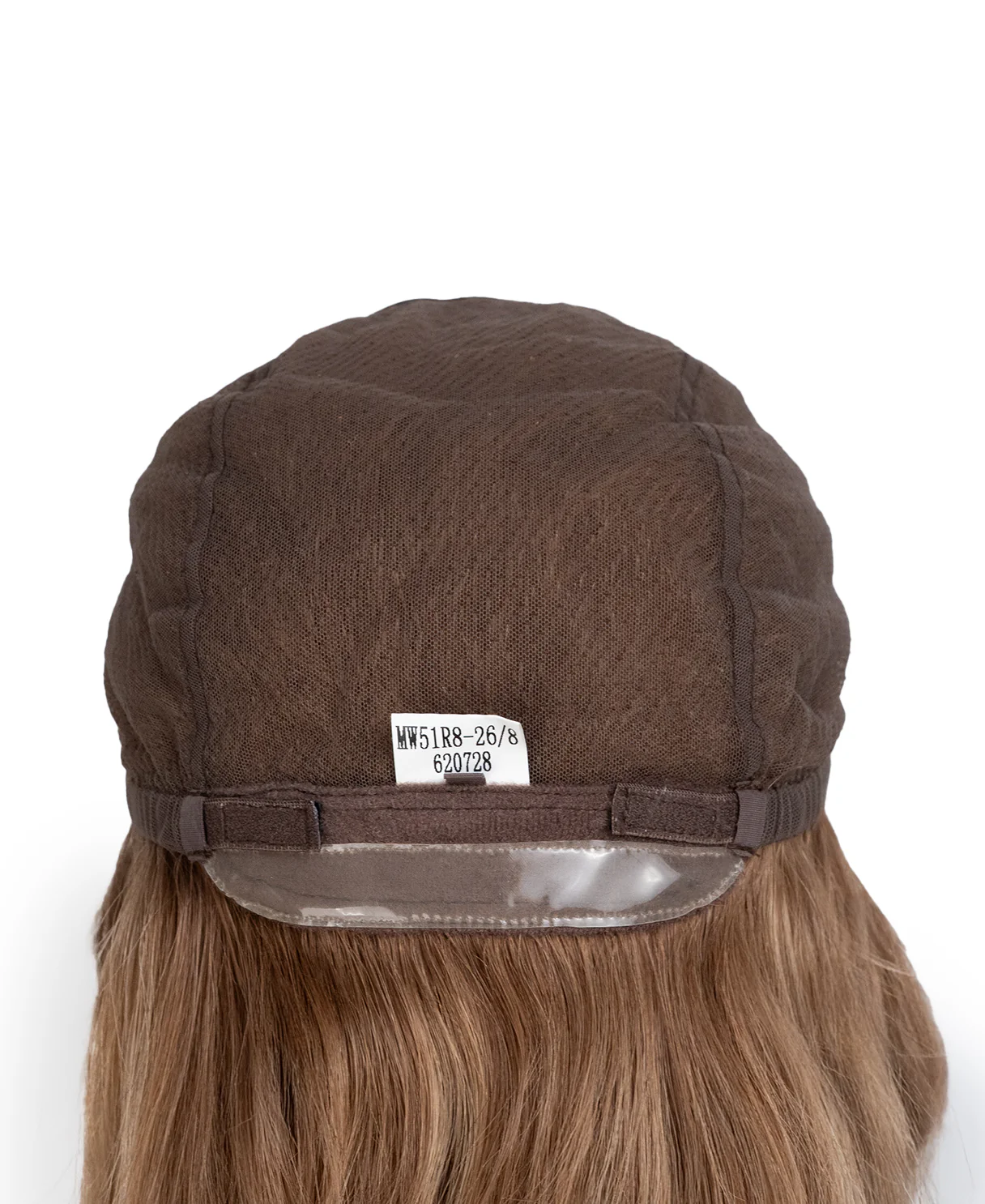 lace front mono wig - 13" caramel highlights. - Image 8
