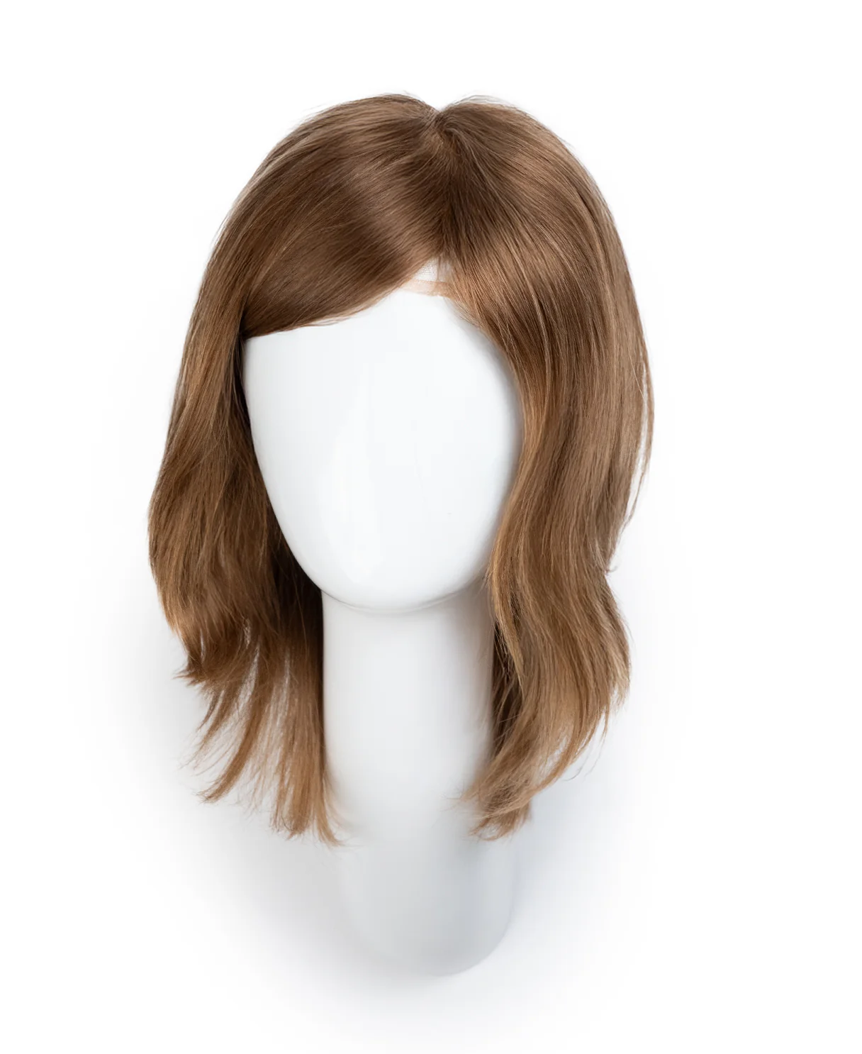 lace front mono wig - 6" light brown. - Image 7