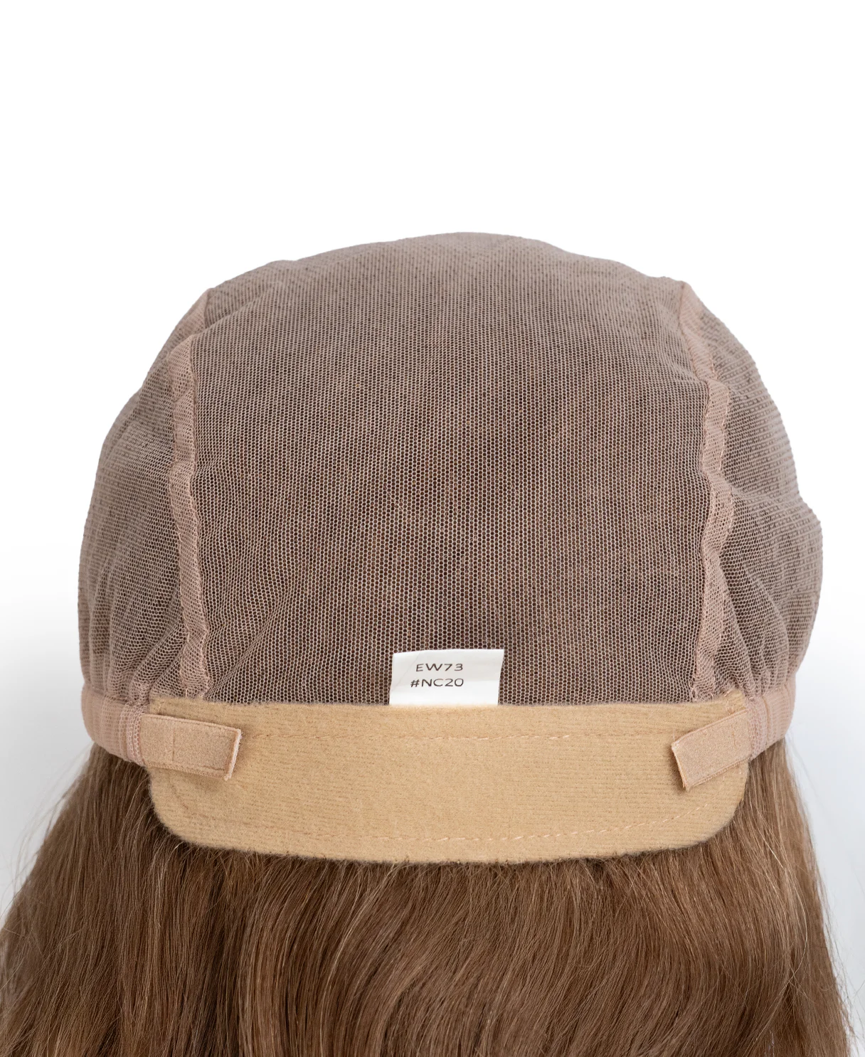 lace front mono wig - 6" light brown. - Image 9