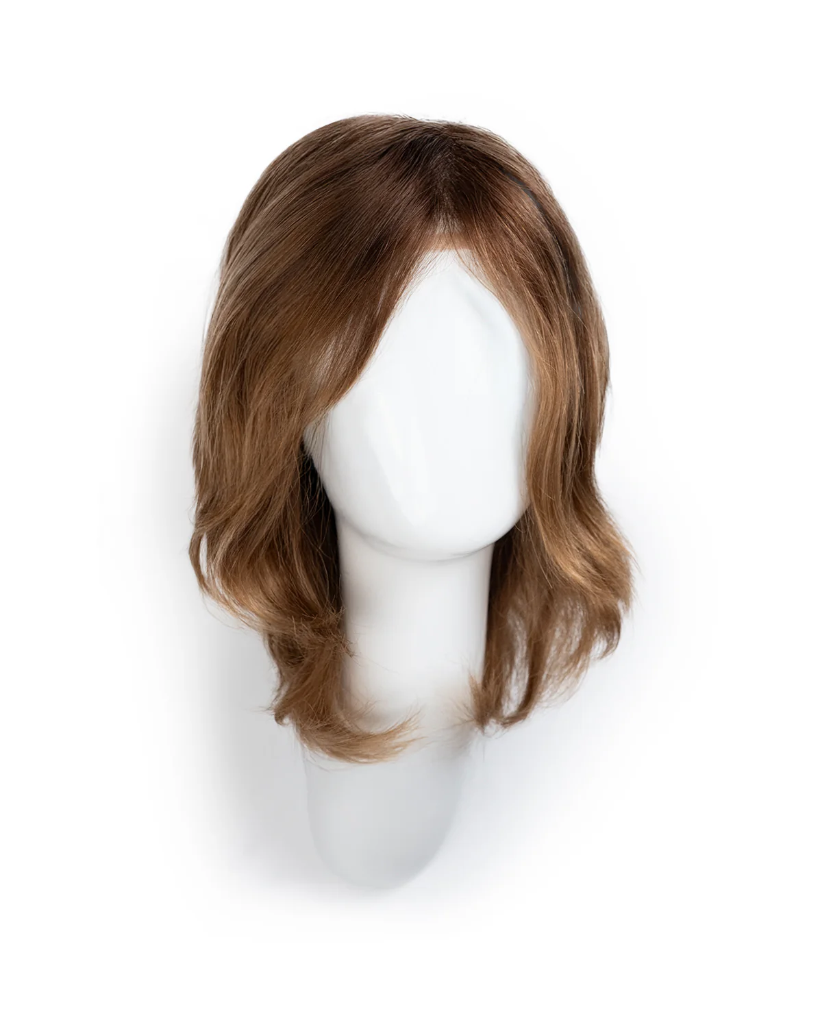 lace front mono wig - 6" brown melt. - Image 8