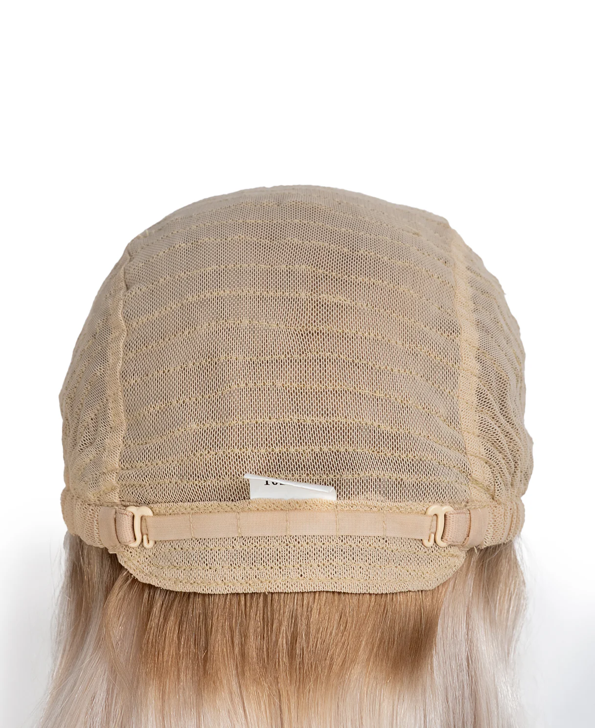 lace front mono wig - 14" shadow root white blonde. - Image 9