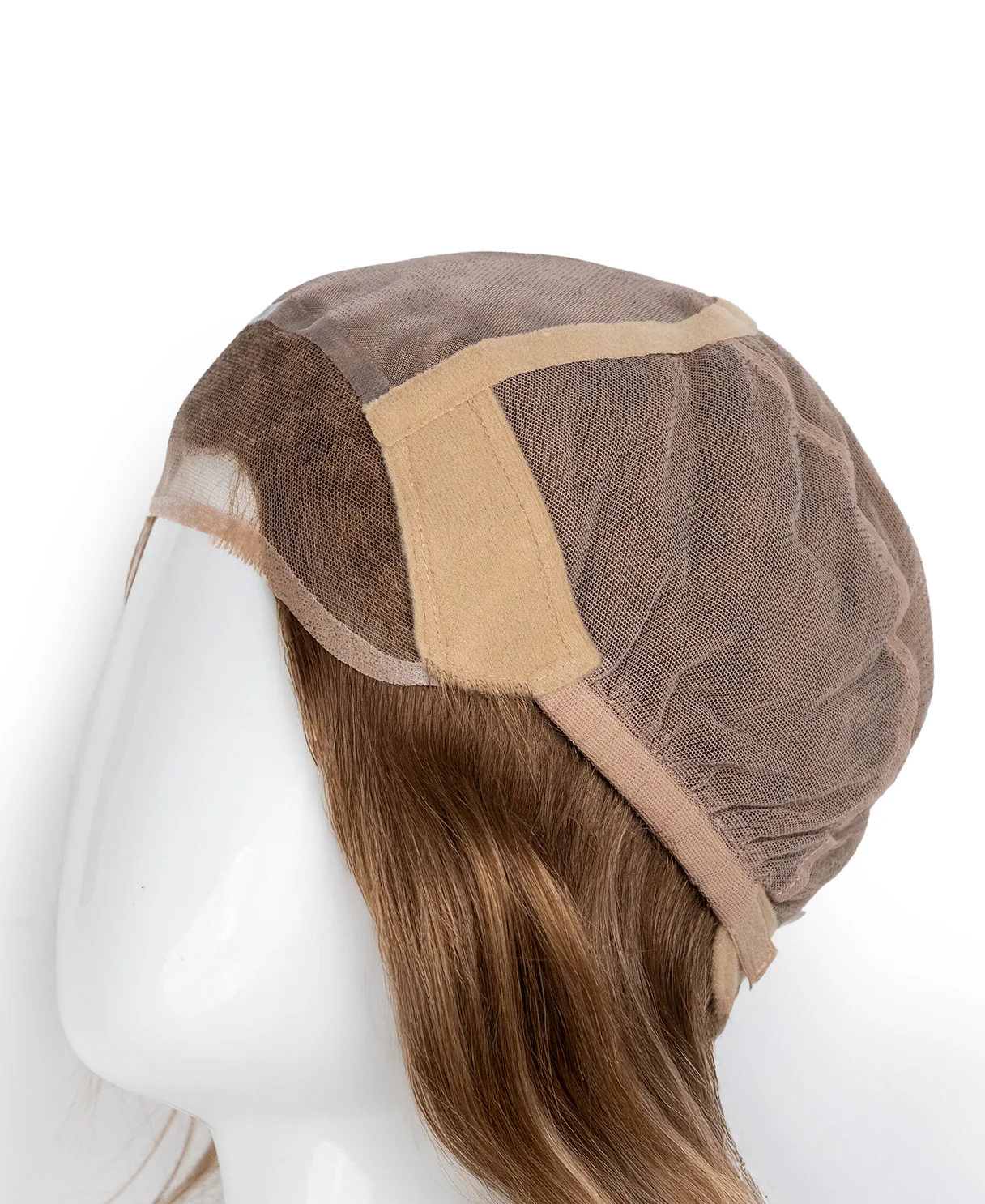 lace front mono wig - 6" hazel brown. - Image 7