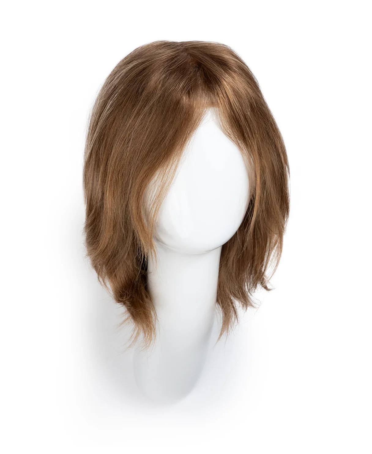 lace front mono wig - 6" hazel brown. - Image 9